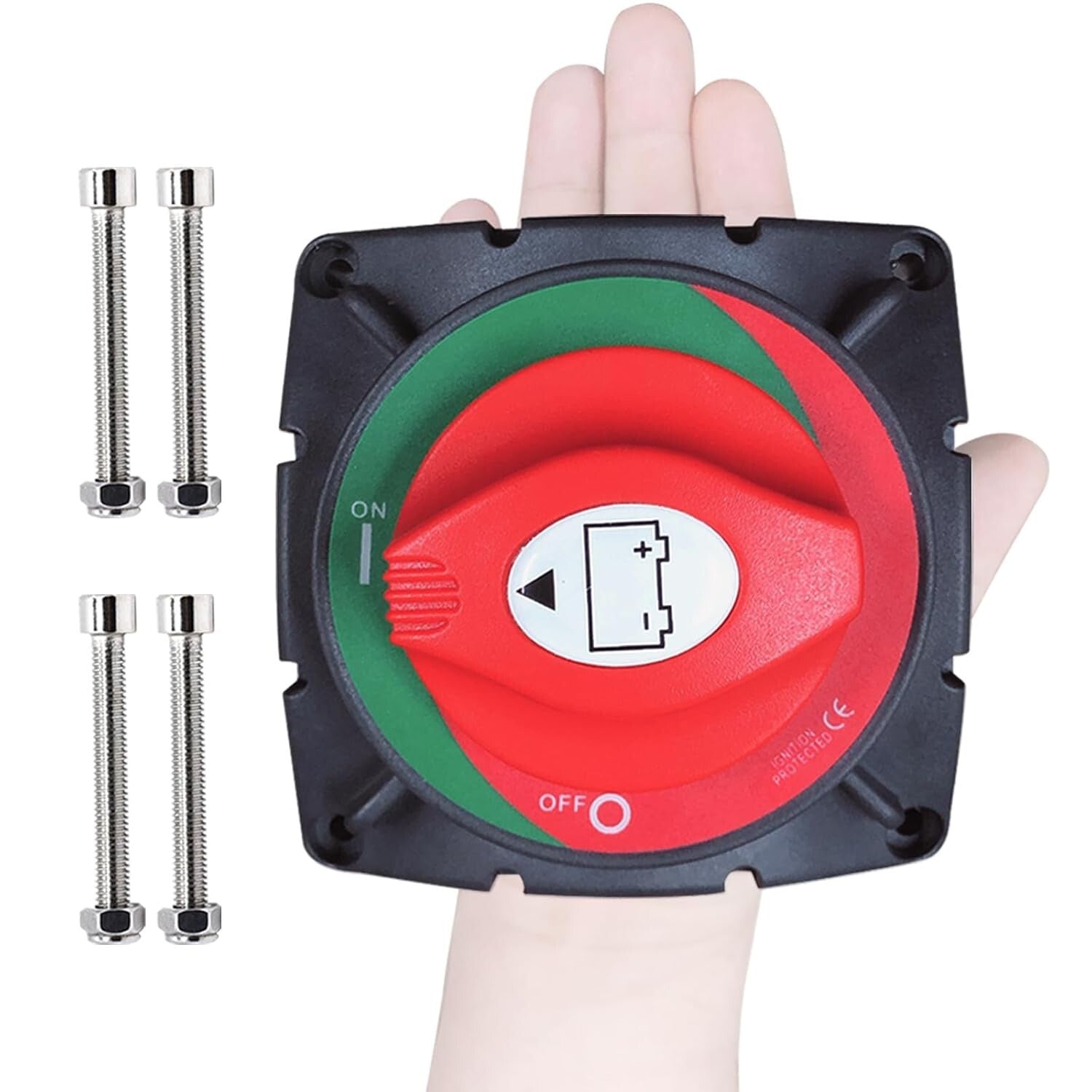 Heavy Duty Rotary Battery Master Cut Switch for 12-48V Marine & RV Applications