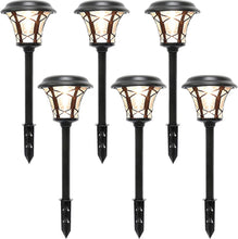 Load image into Gallery viewer, Charming 6 Pack Solar Landscape Lights - 25 Lumen Waterproof Garden Illumination