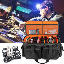 Load image into Gallery viewer, Versatile Travel Gig Bag for DJ Gear with Removable Dividers and Easy Carrying