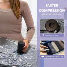 Load image into Gallery viewer, Durable 22 Vacuum Storage Bags with Powerful Electric Pump - Ideal for Moving