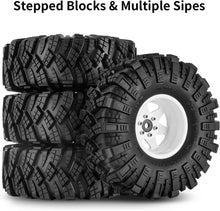 Load image into Gallery viewer, High-Performance 1.9" Mud Tires with Aggressive Tread for RC Crawler Vehicles
