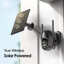 Load image into Gallery viewer, Wireless Solar Outdoor Cameras - 2-Pack with Color Night Vision &amp; Two-Way Talk