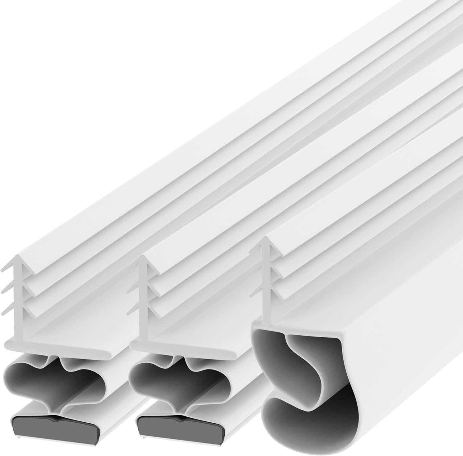 Adjustable Magnetic Weather Stripping Seal for Doors - Full Set 36" x 84"