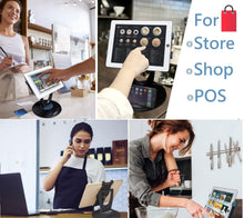 Load image into Gallery viewer, Portable Large Tablet Stand with Weighted Base - Perfect for Retail Interaction