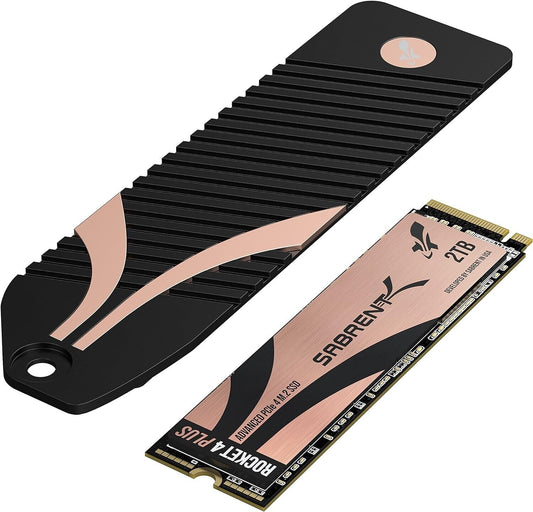 2TB Extreme Performance SSD + Heatsink - Perfect for PC, Mac & Gaming Consoles