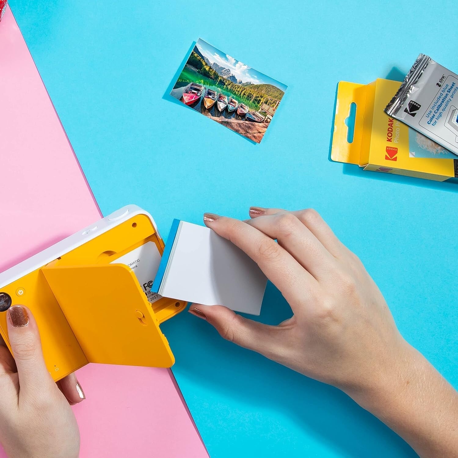 Durable 2x3 Premium Instant Photo Paper - 100 Sheets for Kodak Printers - Glossy