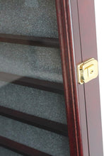 Load image into Gallery viewer, Handcrafted Mahogany Lighter Showcase with Keyed Lock - Perfect for Collectibles