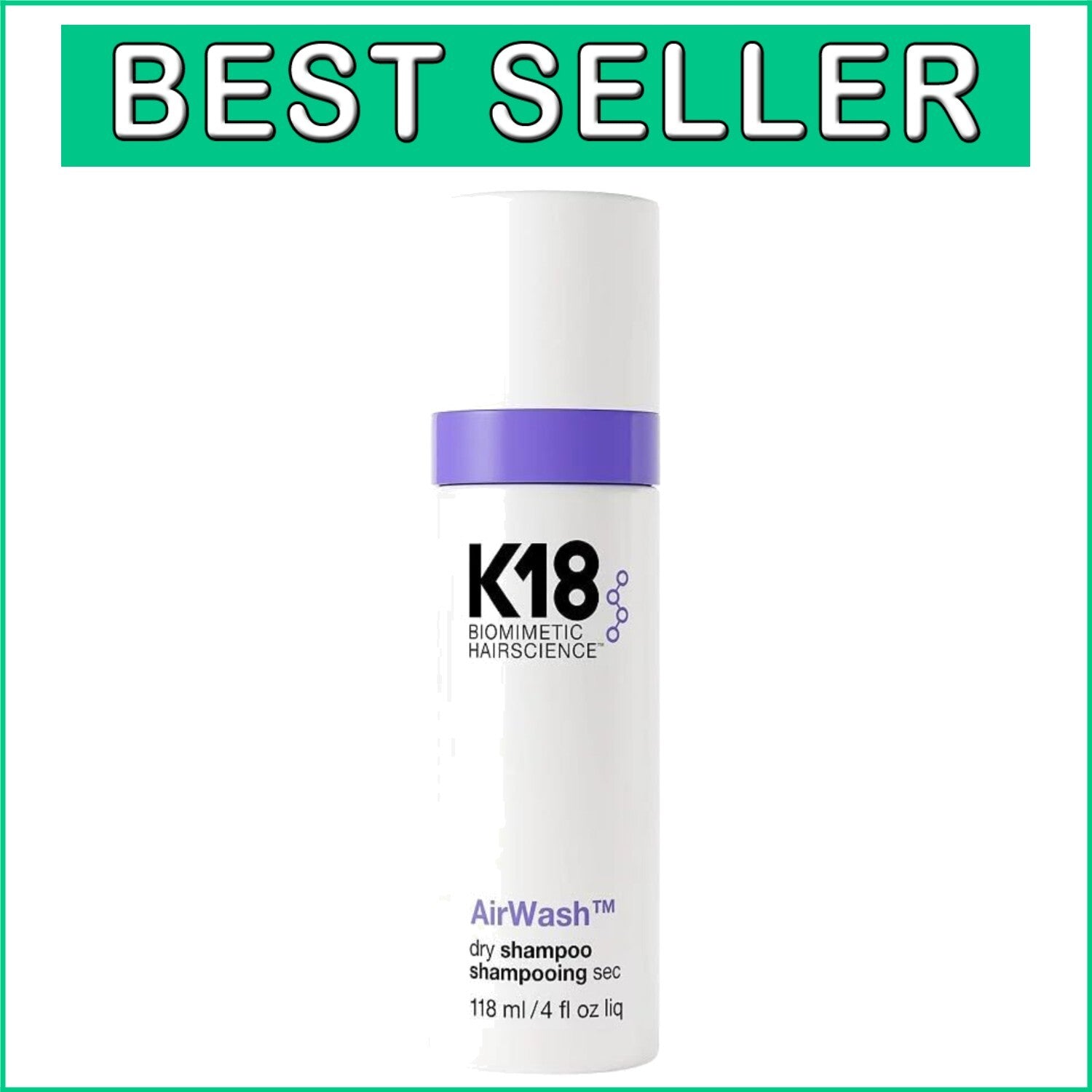 Refreshing Non-Aerosol Dry Shampoo for Balanced Scalp & Reduced Oil, 4 Fl Oz