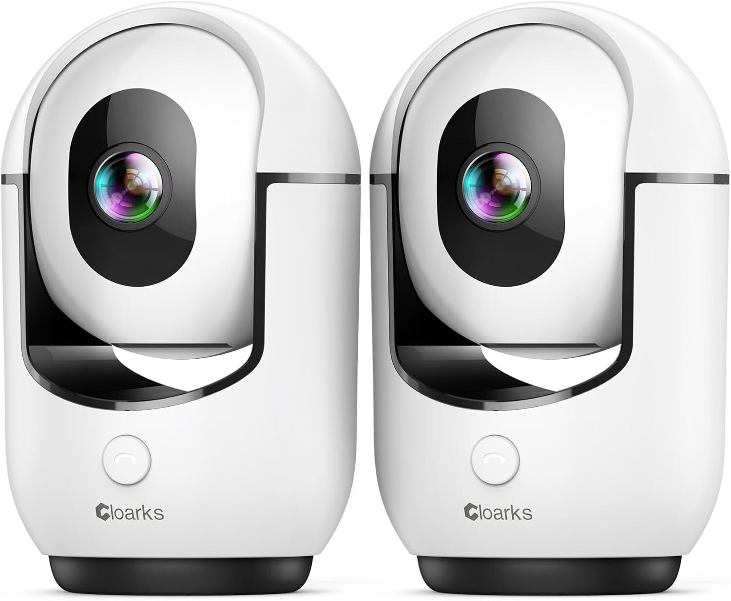 Enhanced 2K Indoor Security Camera - Smart Alerts and 24/7 Monitoring - 2 Pack
