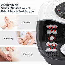 Load image into Gallery viewer, Spa-Quality Foot Massager with Adjustable Heat &amp; Epsom Salt - Family Friendly