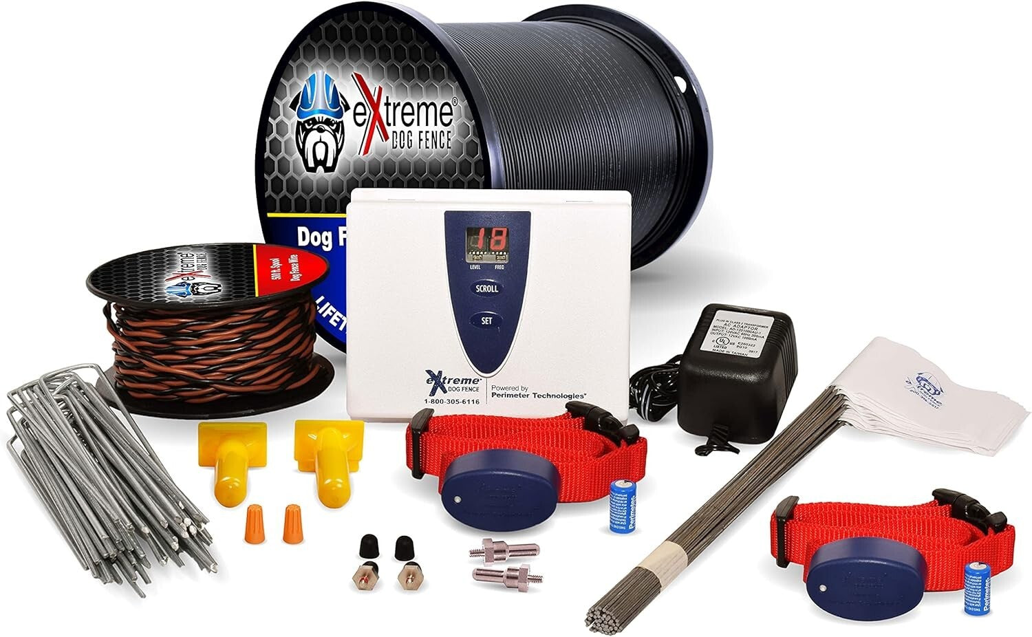 Complete Installation Kit for Electric Dog Fence - 500 Ft Coverage for Safety