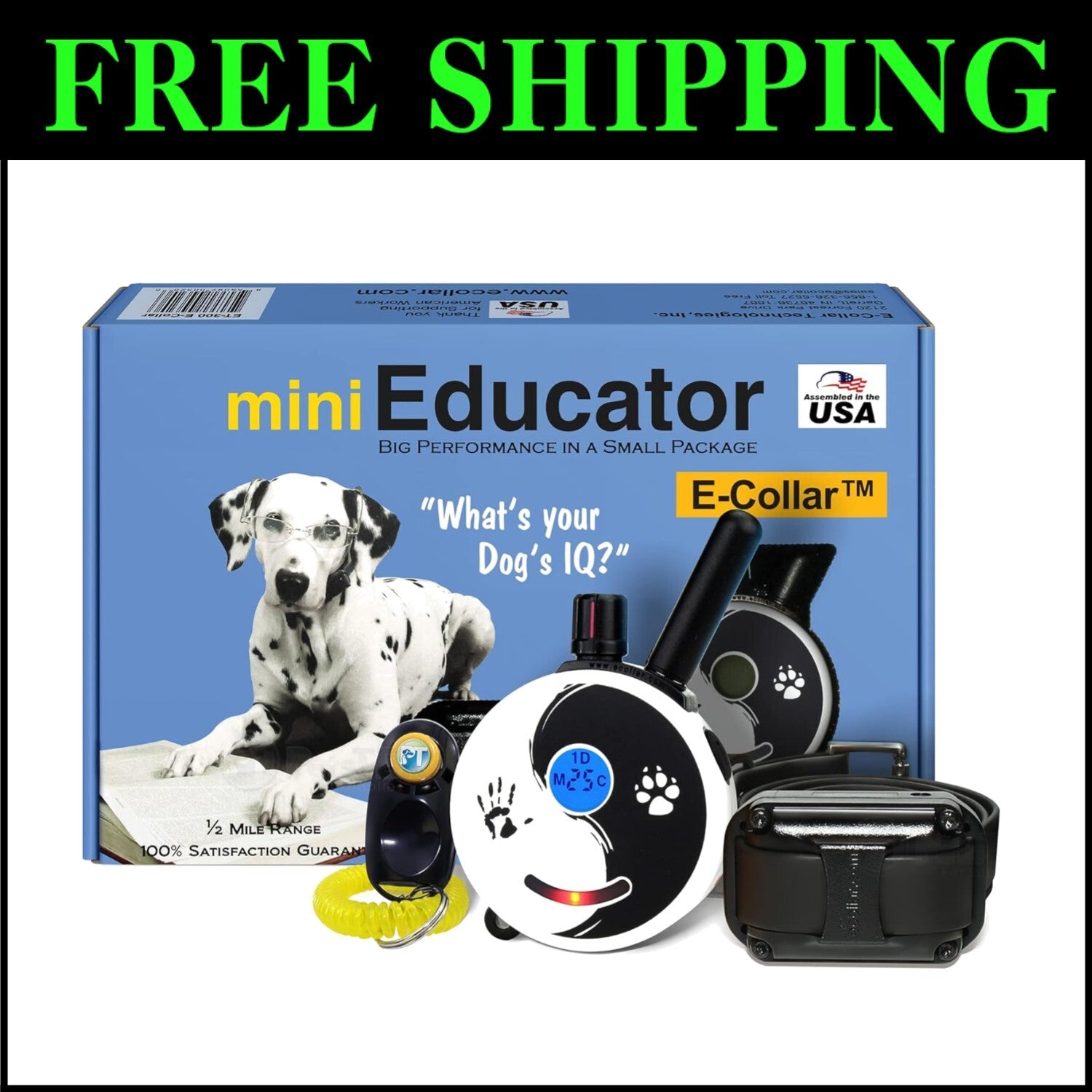 ET-300 Zen Waterproof E-Collar for All Breeds - Fast Charging & Durable Design