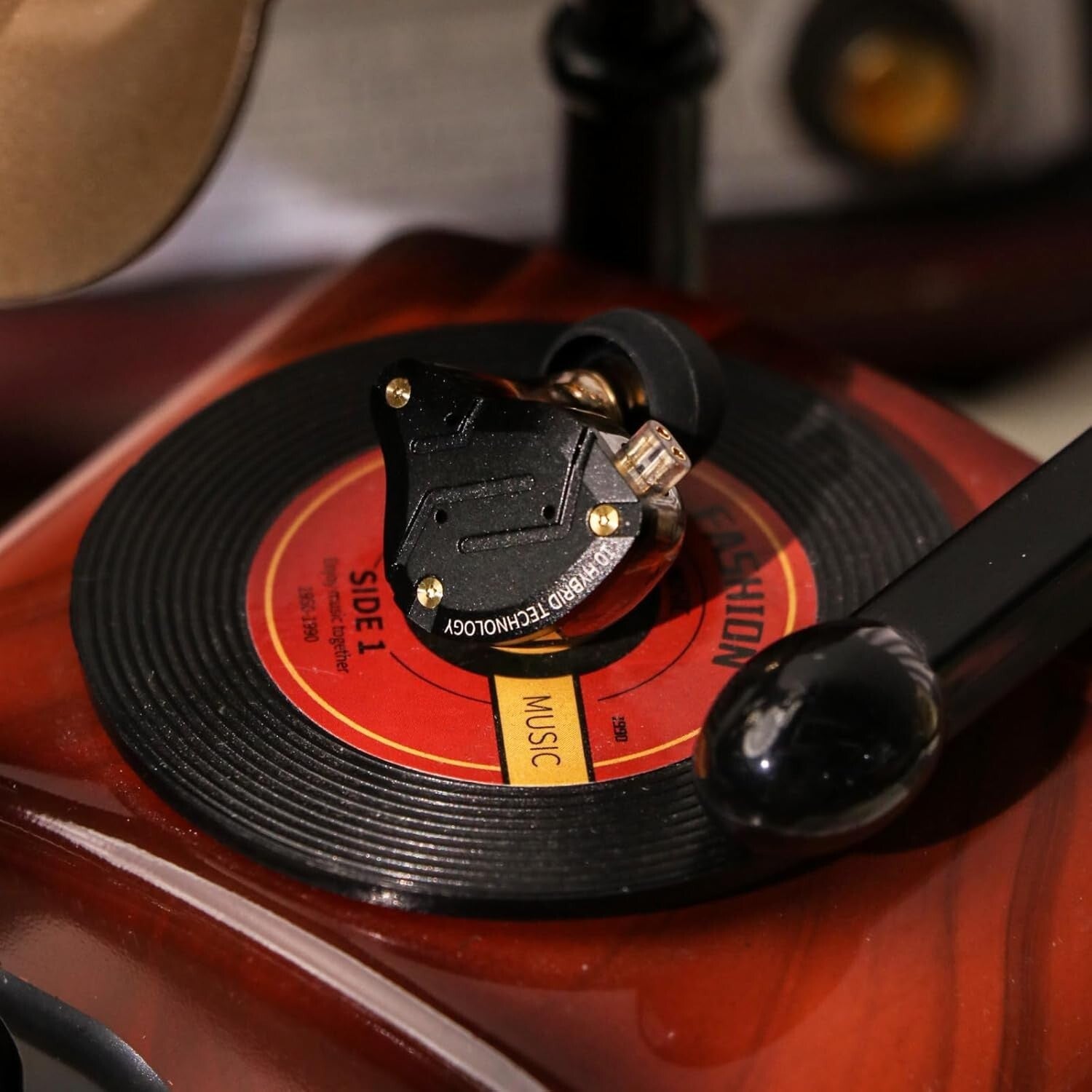 Detachable Cable Hybrid IEM Earphones in Dark Black - Premium Audio Experience