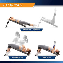 Load image into Gallery viewer, Adjustable Slant Board Exercise Bench for Upper Body Workouts - 300 lb Limit