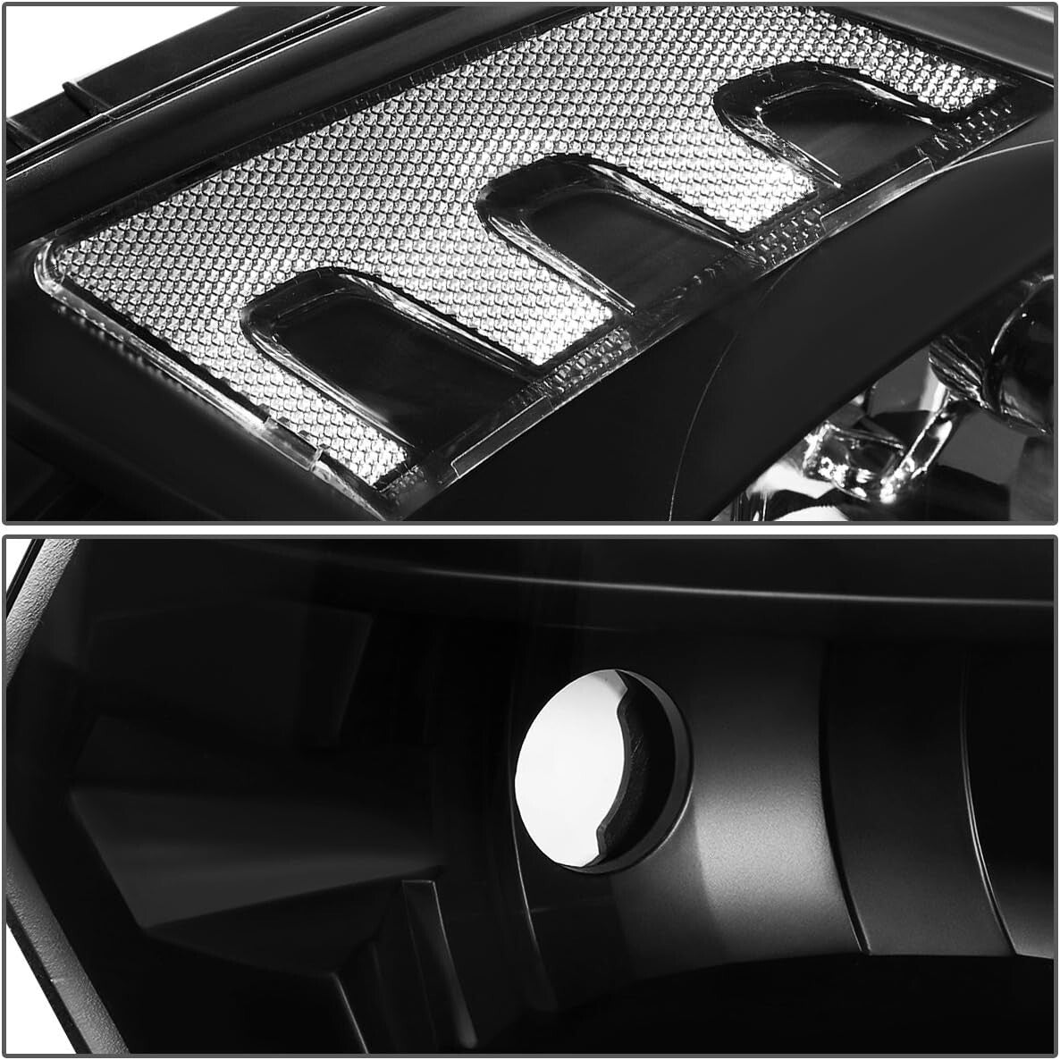 Clear Lens Black Housing Headlights for 10-18 Ram Trucks - Enhanced Visibility