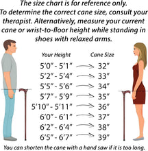 Load image into Gallery viewer, Luxury Hardwood Oak Walking Cane - Adjustable for Height, FSA/HSA Eligible