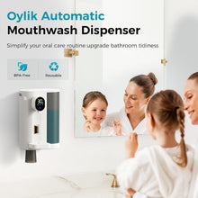 Load image into Gallery viewer, Convenient Wall-Mounted Automatic Mouthwash Dispenser for Modern Bathrooms