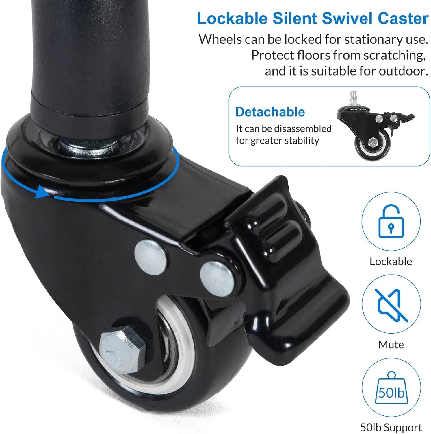 Versatile Tripod Stand for Laptop & Projector - 3 Levels, Height Up to 51.8 Inch