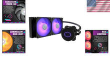 Load image into Gallery viewer, MasterLiquid ML240L RGB V2 AIO Liquid Cooler - 240mm, Dual Chamber Efficiency