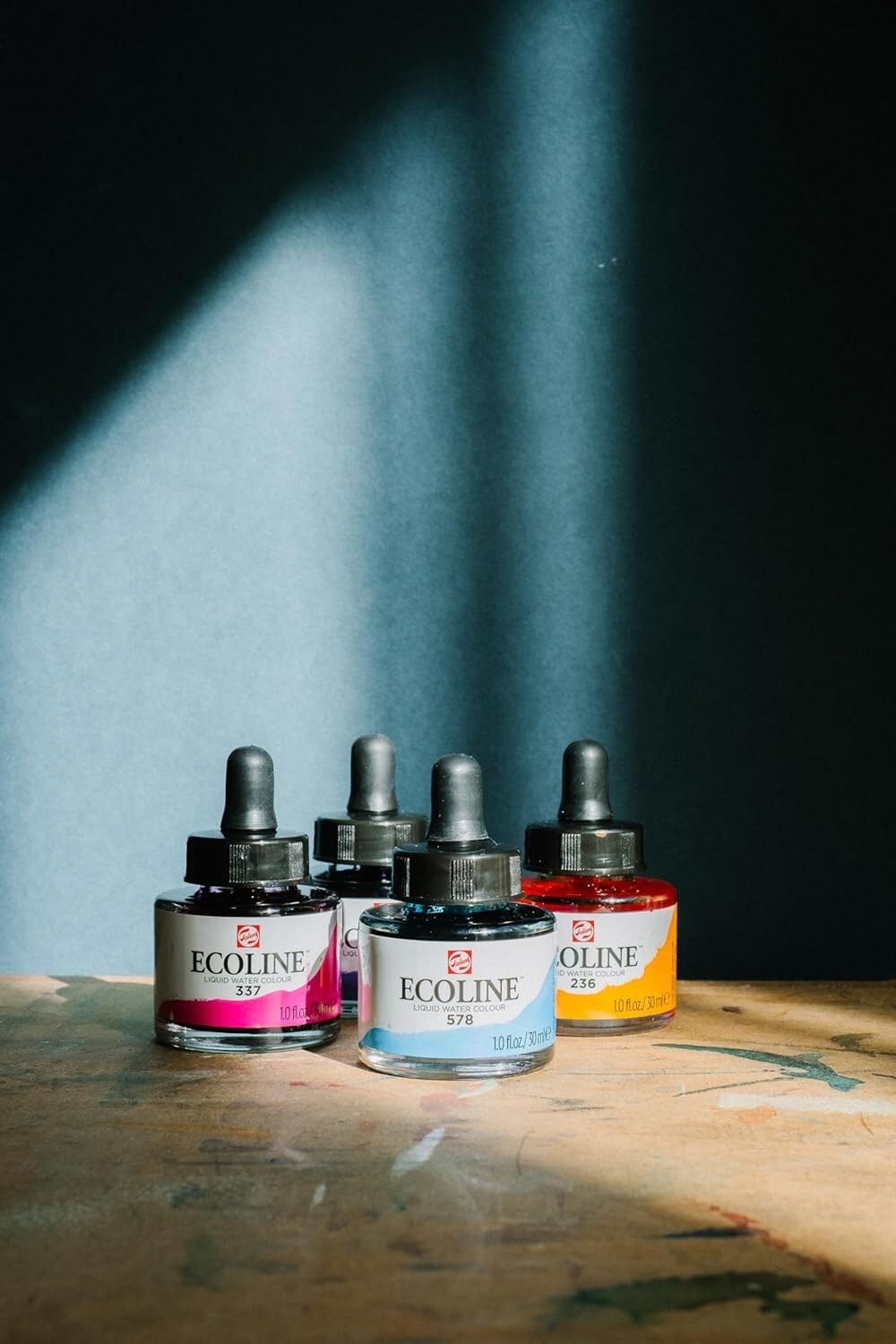 Versatile 10 x 30 ml Liquid Watercolor Painting Set - Waterproof & Brilliant