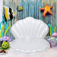 Load image into Gallery viewer, Inflatable Mermaid Clam Pool Float - 45.2 Inch with Pearl Ball for Kids' Parties