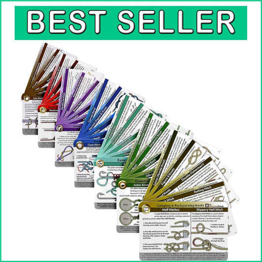 7-In-1 Knot System: Waterproof Guides for Fishing, Climbing, and Camping Success