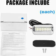 Load image into Gallery viewer, High-Performance Marine LED Boat Light - 1200 Lumens, Polished Stainless Steel