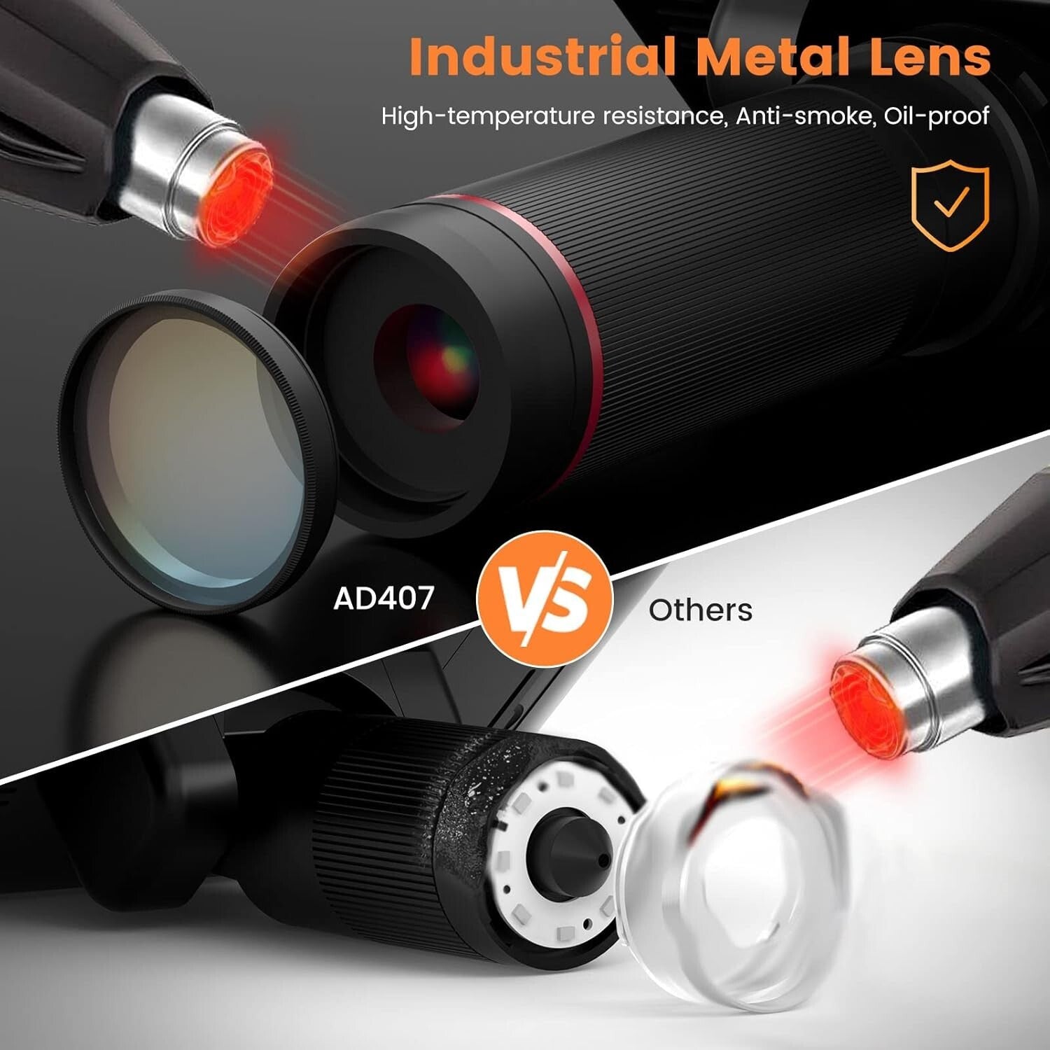 AD407 Pro 3D HDMI Digital Microscope with 7" LCD Screen for Precision Repairs