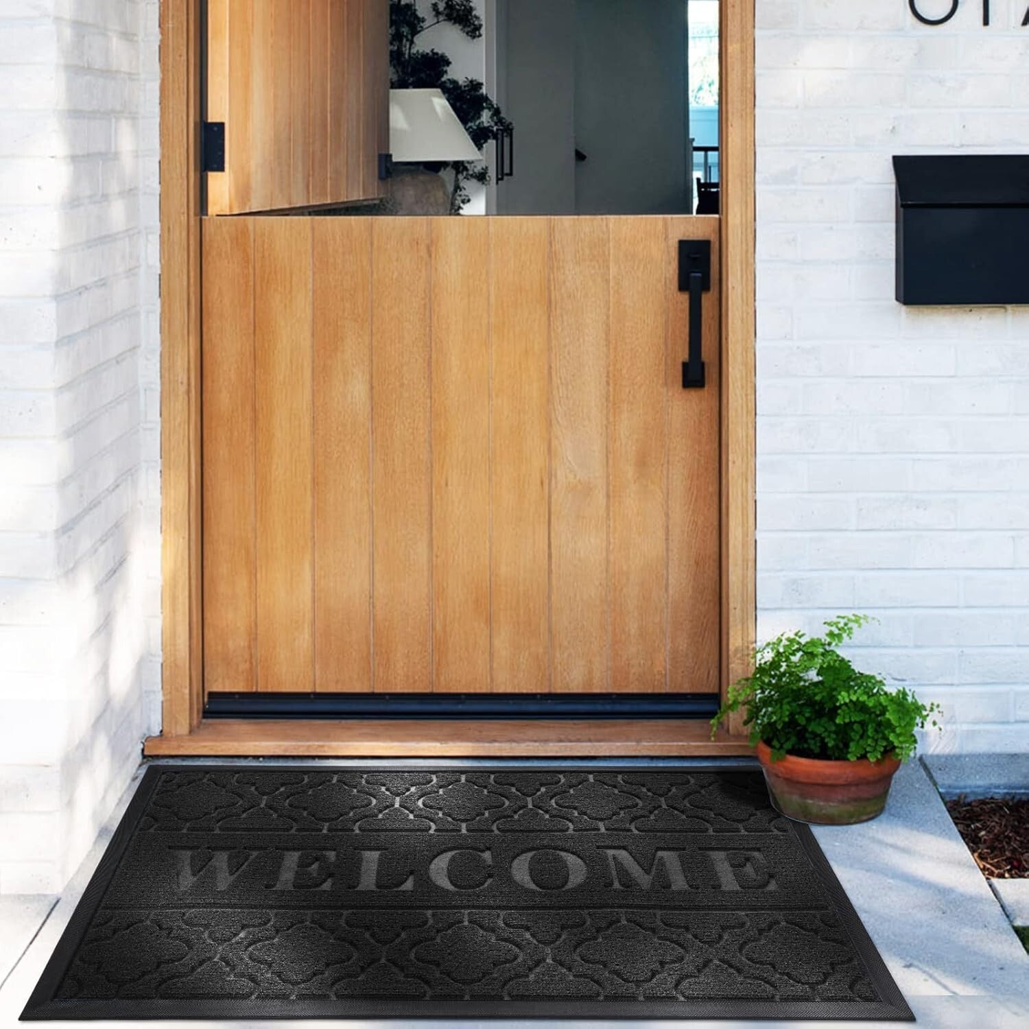 36x24 Inch Fade & Stain Resistant Doormat for High Traffic Indoor/Outdoor Areas