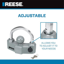 Load image into Gallery viewer, Premium Heavy-Duty Trailer Coupler Lock for 1-7/8, 2, and 2-5/16 Couplers