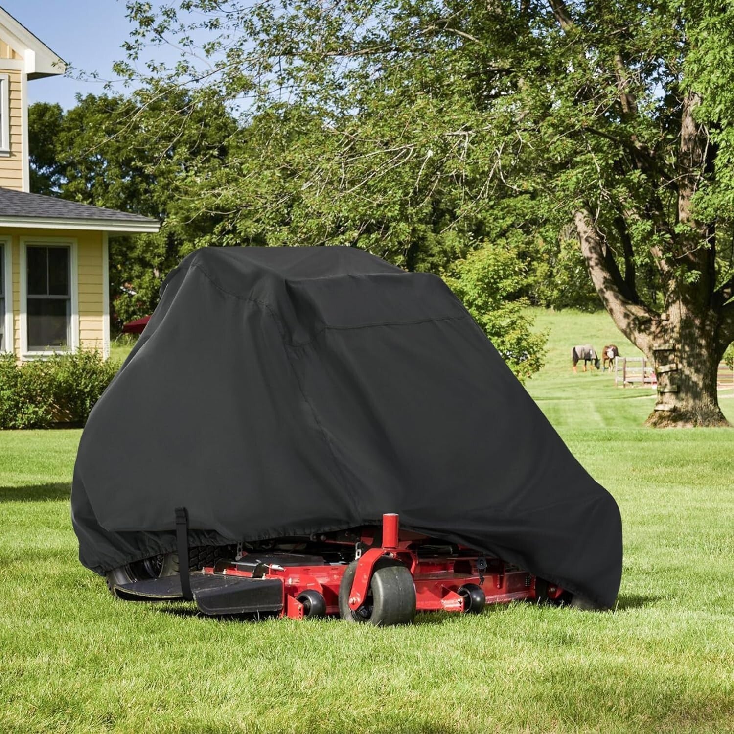 Durable Zero Turn Mower Cover - Waterproof & Air Vents for 54" Lawn Tractors