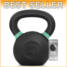 Load image into Gallery viewer, Portable Cast Iron Kettlebell - 20 Kg Weight Set for Full Body Strength Training