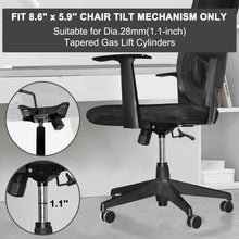 Load image into Gallery viewer, Replacement Tilt Mechanism for Office Chairs - Heavy Duty, Adjustable &amp; Compact