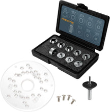Load image into Gallery viewer, Router Template Guide Bushing Set - Ideal for Porter Cable, DeWalt, Bosch Models