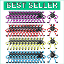 Load image into Gallery viewer, 64 Pack Transformable Sensory Fidget Spinners - Stress Relief Toys for All Ages