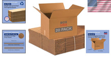 Load image into Gallery viewer, 20-Pack Medium Moving Boxes 18x14x12" - Heavy-Duty Corrugated Storage Solution