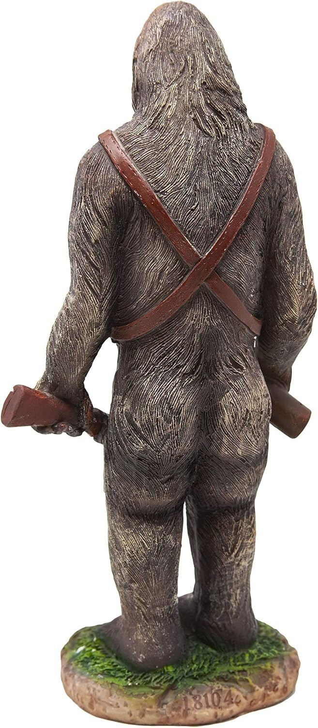 Mythical Bigfoot and Gnome Duo – Unique Garden Statue for Home and Patio