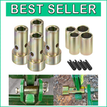 Load image into Gallery viewer, 2 Pairs of Quick Hitch Adapter Bushings for Category 1 Tractor Implements
