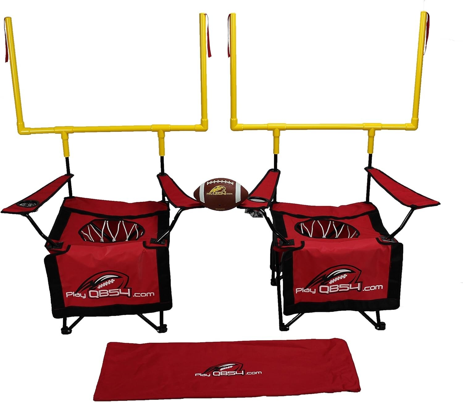 Backyard Football Game Set with Comfortable Camping Chairs - Year-Round Fun