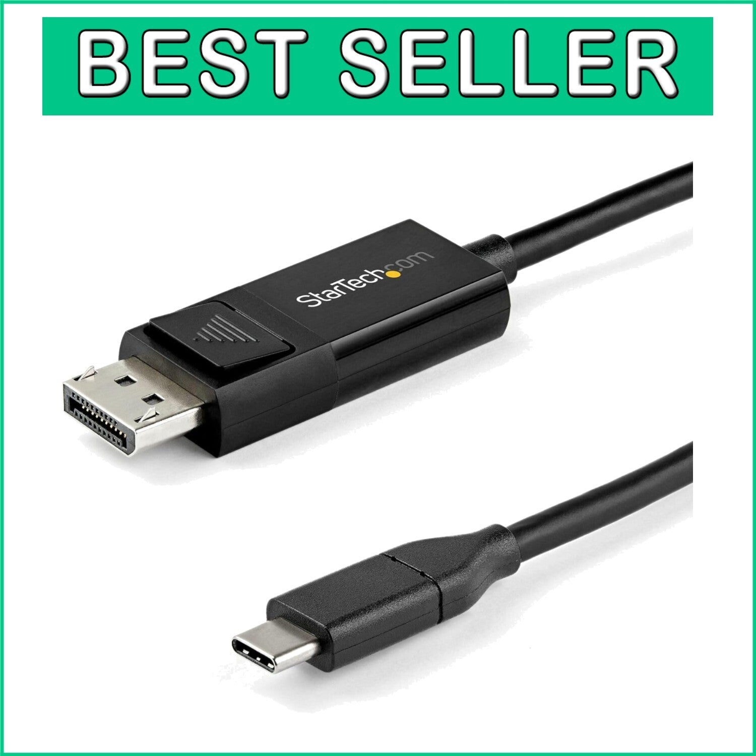 8K Bi-Directional USB-C to DisplayPort Cable - 3.3ft Reversible Performance