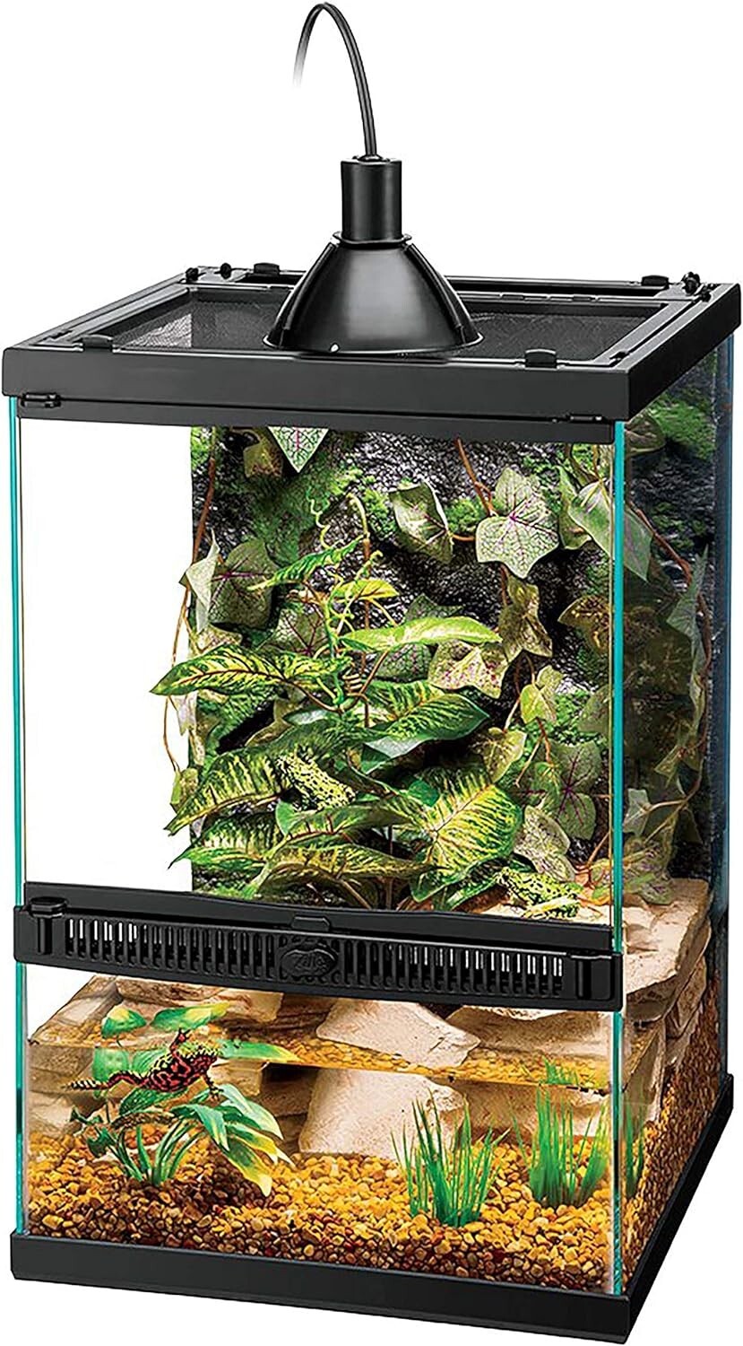 11 Gallon Glass Vertical Habitat Kit for Arboreal Reptiles & Amphibians