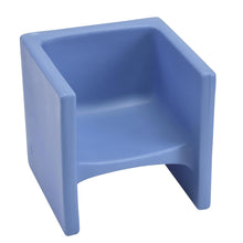 Load image into Gallery viewer, Versatile 3-in-1 Kids Sky Blue Chair: Safe, Easy-Clean Classroom Furniture