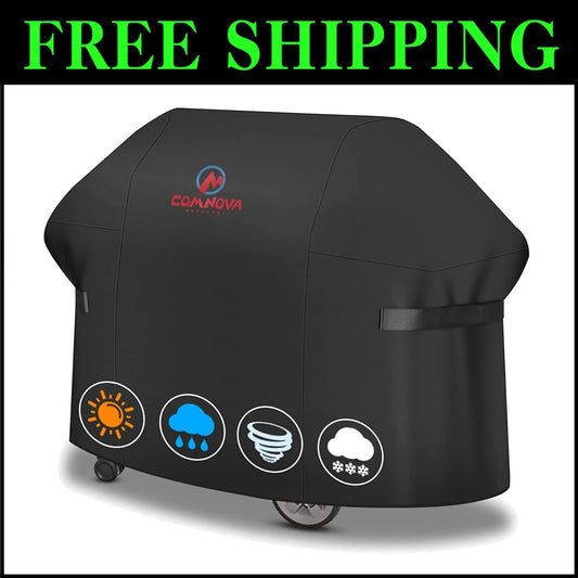 600D Heavy-Duty Waterproof BBQ Grill Cover - 72 Inch for Outdoor Protection