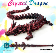 Load image into Gallery viewer, Mythical 30-Inch Articulated Dragon - Interactive Gift for Kids &amp; Collectors