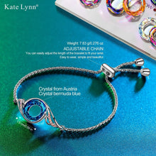 Load image into Gallery viewer, Charming Adjustable Phoenix Bracelet with Austrian Sparkles - Gift-Ready Jewelry
