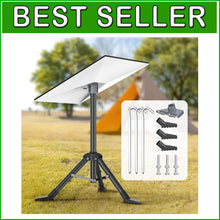 Load image into Gallery viewer, Height Adjustable Starlink Tripod Stand with Pipe Adapter for Outdoor Adventures