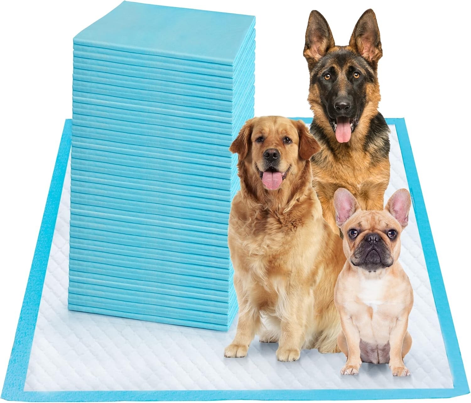 Leak-Proof 36"x36" Pet Training Pads - Super Absorbent for All Pets, 150ct