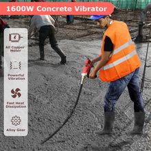 Load image into Gallery viewer, Industrial Handheld Concrete Vibrator with Extended Reach &amp; Accessories Included