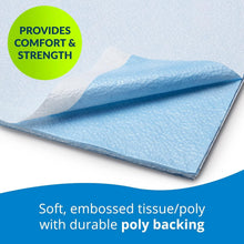 Load image into Gallery viewer, Avalon Single-Use Medical Drape - 40" x 60", Blue - Pack of 100 for Clinical Use