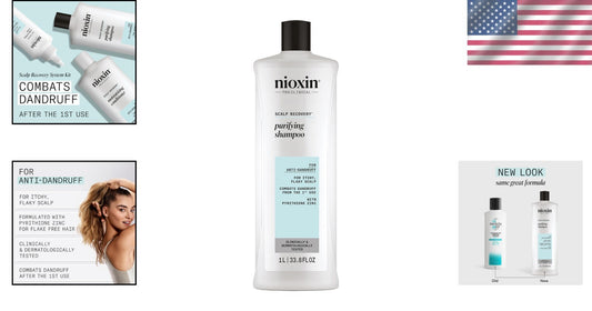 Scalp Recovery Anti-Dandruff Cream Shampoo with Pyrithione Zinc & Green Tea